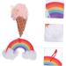 Beavorty 4 Pcs Rainbow Bath Exfoliating Loofah Sponge - Reusable Shower Accessories for Women - Buy Online on GoSupps.com