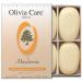 Olivia Care Bath & Body Bar Mandarin Soap 4 Pack Gift Box Organic, Vegan & Natural Contains Olive Oil Repairs, Hydrates, Moisturizes & Deep Cleans Good for Sensitive Dry Skin Made in USA