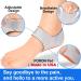 PORON Heel Cups for Plantar Fasciitis Relief - Made in USA | Heel Sleeves for Heel Spurs, Soreness & Bruising | Gray, Size W 11.5-15 / M 9-13 - Buy Online on GoSupps.com