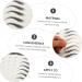 Mikinona 4 Sheets Waterproof Eyebrow Stickers Imitation Eyebrow 6d Hair-like Eyebrows Stickers Water Proof 4d 21x14.8cm Black - Buy Online on GoSupps.com