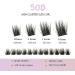 3D Fake Lashes Set - Individual False Eyelashes with Eyelash Glue and Tweezers for Beginners Reusable - Buy Online on GoSupps.com