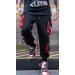 Men's Punk Cargo Baggy Techwear Joggers | Hip Hop Harem Streetwear | Tactical Track Pants - Black (Medium) - Buy Online on GoSupps.com