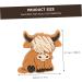 SEWACC 30 Pcs Highland Animal Silicone Beads - Light Brown Baby Toy - Buy Online on GoSupps.com