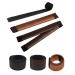 Miniy - 3Pcs Donut Hair Bun Maker Hair Bun Accessories Hair Bun Maker Tool French Twist Hair Accessories Hair Clip for Buns Diy Hairstyle Tools (Black Dark Brown and Brown)