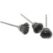 JOYKK 3Pieces Steel Wire Wheel Brush Head Abrasive Deburring Drilling Tools Bowl-shape - Silver - Buy Online on GoSupps.com