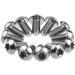 Wanyifa 12Pcs Ti Titanium Bolts Torx M5x10 for Bicycle Disc Brake Cycle Rotor Screws Gr5 - Buy Online on GoSupps.com