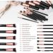 Obahdirry Make Up Brush Premium Synthetic Foundation Powder Concealer Eyeshadow Make Up 14-Piece Brush Set Rose Gold - Buy Online on GoSupps.com