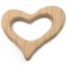 3pcs Cartoon Wood Teether Set - Natural Animal Peach Shape Baby Teething Toy - Buy Online on GoSupps.com