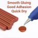Brown Hot Glue Sticks Full Size  ENPOINT 4" Long x 0.43" Dia Hot Melt Glue Sticks Colored Bulk  24 PCS All Temp Adhesive Glue Sticks for Crafting  Decoration  Art  DIY  School Projects - Buy Online on GoSupps.com