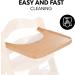 Hauck Alpha+ Wooden Tray Natural - FSC Sustainable Certified Beechwood Elevated Highchair Tray Easy to Clean - Buy Online on GoSupps.com