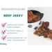 PawGang - Beef Jerky 200g - 100% Natural EU Sourced Treats for Dogs Puppies Young Adult Old Small and Large Dog - Tasty Air Dried Chews Snacks - Healthy Hypoallergenic - Low Fat Grain Free - BARF Raw - Buy Online on GoSupps.com