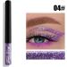 Pearlescent Eyeliner Liquid Glitter Eyeliner Eyeshadow Makeup Stage Show Makeup (purple) - Buy Online on GoSupps.com
