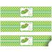 Peas in a Pod Twin Girl Baby Shower Water Bottle Sticker Wrappers - 20 Waterproof Labels 1.75 x 8.5 by AmandaCreation - Buy Online on GoSupps.com