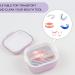 Prohese Dinner with Sieve: Ideal Denture Can for Cleaning Soaking & Storing Bite Rails - Purple - Buy Online on GoSupps.com