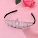 Lurrose Rhinestones Tiara Crown Wedding Bridal Crown Princess Tiara Hair Accessories for Women Girls - Buy Online on GoSupps.com
