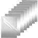 6 x 9 inches Flexible Adhesive Mirror Sheet - Non-Glass Stick on Mirror Tiles for Crafts and Wall Decor - Buy Online on GoSupps.com