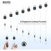 Booms Fishing RG4 2-Pack Retractable Gear Tether | Heavy Duty Locking Fly Fishing Retractor | 27.5 Steel Cord | Black 7.7oz (2 Pack) - Buy Online on GoSupps.com