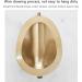 Commercial Washout High Efficiency Urinal Wall Mounted Smart Sensor Urinals Household Stainless Steel Men's Urinalsgold Color Suitable for Use in Homes Hotels Schools (B) - Buy Online on GoSupps.com