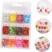 Healeved 36 Boxes Nail Art Accessories Resin Charms Slices Polymer Clay Spacer Beads 3D Slice Fruits Phone Shell Charms Resin Making Charms Nail Art Slices Manual Decorations Soft Pottery 14.2X8.8X2.5CMx3pcs Assorted Colorx3pcs - Buy Online on GoSupps.com