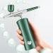 Rechargeable Cordless Airbrush Kit Spray Airbrush Set- Portable Facial Makeup Airbrush- Rechargeable Spray Pen with Adjustable Button for Face Skin Care Makeup SPA Model Painting Tattoo Green - Buy Online on GoSupps.com