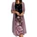 Bohemian Vacation Dresses for Women, High Waist T-Shirt Style - Trendy Purple 4X-Large - Buy Online on GoSupps.com