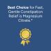 ConstiMag - Magnesium Citrate for Constipation Relief - 90 Capsules - Gentle & Smooth Stool Softening for Men & Woman - Best Magnesium for Constipation - Buy Online on GoSupps.com