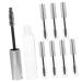 Beatifufu 8pcs Mascara Empty Tube Clear Mascara Empty Eyelash Tube Empty Mascara Tubes Girl Eyelash Brush Mini