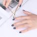 ACWOO 4 in 1 Cuticle Nippers with Pusher | Heavy Duty Stainless Steel Manicure Tools | Nail & Toenail Clippers for Damaged Nails - Titanium - Buy Online on GoSupps.com