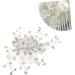 Housoutil Tiara Bridal Headdress Bridal Hair Comb Women Hairpin Wedding Headpiece Hair Dryer Rhinestones Bride - Buy Online on GoSupps.com