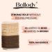 Bellody Minis - Stylish Small Hair Ties for Braided Hairstyles - 20 Pack (Brown/Beige) - Women's Hair Ties in Various Colors - Buy Online on GoSupps.com