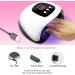 LKE LED UV Nail Lamp for Gel Nails - Professional Faster Nail Dryer with 3 Timers and Automatic Sensor - Buy Online on GoSupps.com