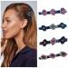 Sparkling Crystals Hair Clips Set - 4PC Women's Barrettes & Four-Leaf Flower Clip with Small Clips - Stylish Hair Accessories for Girls with Thick Hair - Buy Online on GoSupps.com