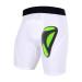 XELORNA Boys Compression Shorts with Protective Shell Children's Slide Shorts Underwear with Groin Guard for Baseball Football Hockey