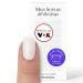 Original Miss Sophie UV Gel Nail Foils Marshmallow UV I 20 UV Gel Nail Polish Strips Solid Color I For Finger & Toenails