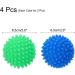 uxcell 4pcs Reusable Laundry Dryer Balls - Vinyl Drying Balls to Reduce Wrinkles & Static Fabric Softener Energy Saving - Blue & Green - Buy Online on GoSupps.com