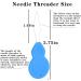 Needle Threader Tool - Gourd-Shaped Sewing Machine Needle Threader (Random Color, Pack of 8) - Buy Online on GoSupps.com