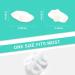 SooGree Bunion Corrector Toe Separators - Pack of 12, 2 Pair S+4 Pair M, White - Toe Spacer for Bunion and Overlap Toe - Buy Online on GoSupps.com