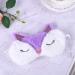 Cute Plush Animal Sleep Mask Set for Kids and Adults - Purple Fox & Panda | Soft Blindfold for Night Nap, Travel, and Meditation - Buy Online on GoSupps.com