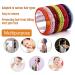8 Piece Multicolored Hair Ties for Girls | Elastic Hair Bands - Style 14 - Buy Online on GoSupps.com