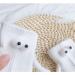 Magnetic Hand Holding Doll Socks Set - Funny Gifts for Women | Cute 3D Couple Socks in White - Buy Online on GoSupps.com
