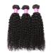 Emol Hair 9A Brazilian Curly Hair Bundles - Virgin Human Hair Weave (14-18 inch 300g) - Kinky Natural Color Remy Hair - Buy Online on GoSupps.com