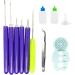 11 Pcs Paper Quilling Tools for Advanced Quillers - Handmade Rolling Curling Needle Pen Set for DIY Handcraft, Scrapbooking, Card Making, and Origami - Buy Online on GoSupps.com