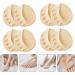 DOITOOL Womens 20 Pairs Cushion Honeycomb Metatarsalgia Socks - Invisible Half Toe Separator Non-Slip Sandals - Buy Online on GoSupps.com