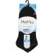 MeMoi 2 Pair Diabetic Full Cushion Lowcut Socks - Pink/White for Comfort & Health | Size 9-11 (International Shipping - Buy Online on GoSupps.com