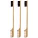 Eyebrow Comb with Wooden Handle Brow Comb Brush Eyebrow Trimming Brush Eyelash Grooming Comb Eyebrow Trimming Comb Eyelash Bamboo Comb Eyebrow Trimming Tool Eyebrow Bamboo Comb