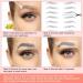 80 Pairs Eyebrow Tattoo Stickers | Waterproof 4D Hair-Like Temporary Transfer Eyebrow Makeup for Women - Natural Look and Shape - Buy Online on GoSupps.com