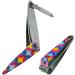6 ALAZCO Precision Mini Stainless Steel Nail Clippers with Swiveling Nail File Nailcare Sharp Fingernail Clipper Classic Retro Style - Buy Online on GoSupps.com