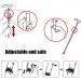 BeGrit Folding Walking Stick for Women | Adjustable & Lightweight Walking Aid with Comfortable Grip | Collapsible & Durable Mobility Aid in Red - Buy Online on GoSupps.com