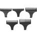Electric Hair Trimmer with 5 Guide Combs HighSpeed LowNoise USB Rechargeable for Professional Haircut and Grooming Includes Battery and Brush Ideal - Buy Online on GoSupps.com
