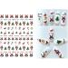 Christmas Nail Stickers 9 Sheets Self-Adhesive Nail Decal for Kids Deer Snowman Nail Art Decoration Design Supplies - Buy Online on GoSupps.com